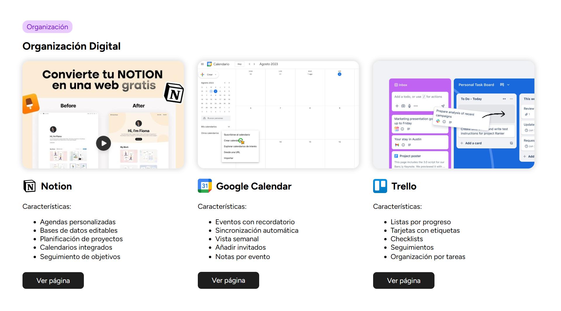 Organización Digitools
